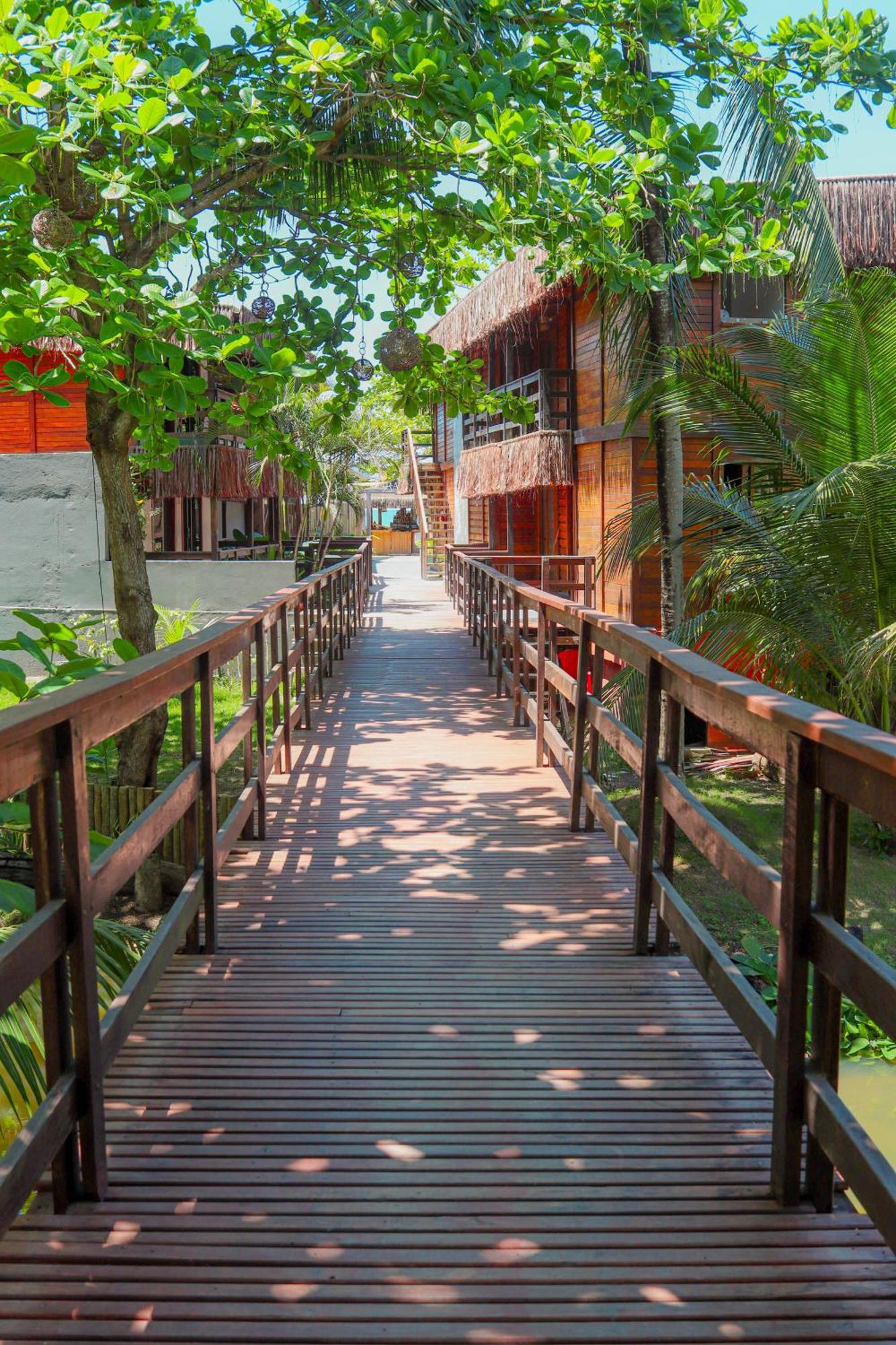 Parador 7 Bangalo, Praia Do Parracho, 1,0 Km Da Rua Mucuge Porto Seguro Exterior foto